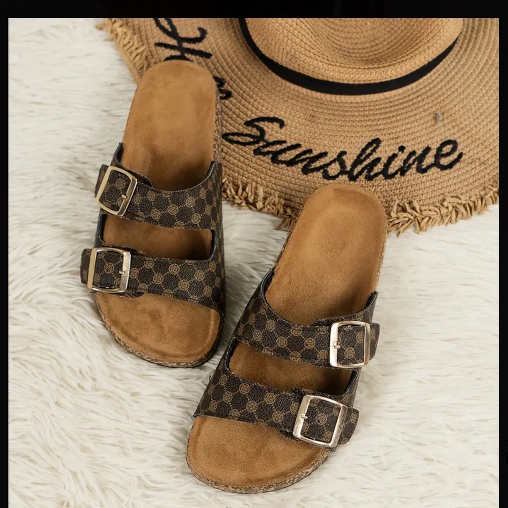 Brown sandals